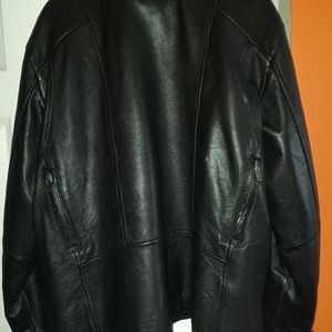Wilson leather XXL biker jacket